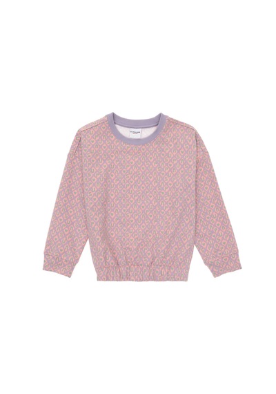 U.S. Polo Assn. Kız Çocuk Lila Bisiklet Yaka Sweatshirt 50298156-VR034