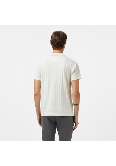 Nautica Erkek Krem Classic Fit Polo Yaka T-shirt Düz K55560t Krem