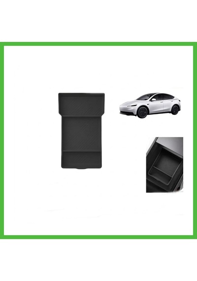 Vaveni Tesla Model Y Juniper 2025+ Uyumlu Orta Konsol Düzenleyici Raf Saklama Kutusu Siyah Arz