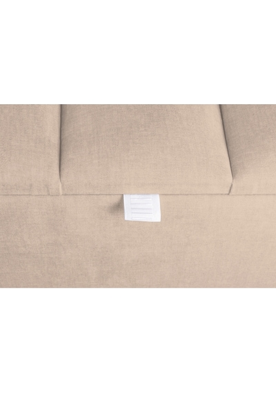 Vetra Mini Royal Krem Kumaş Sandıklı Dekoratif Puf&bench-dilimli Model-gold Ayak-modern Puf
