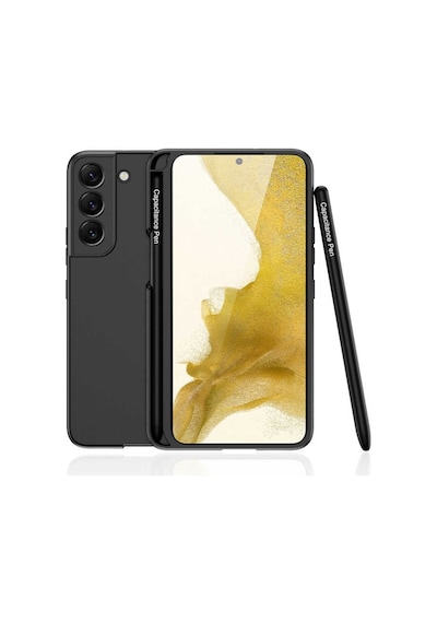 Samsung Uyumlu GalaxyS22 Kılıf Celikaksesuar Kalemli Kıpta Kılıf Koyu Yeşil