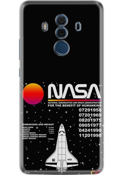 Huawei Mate 10 Pro Kılıf Silikon Nasa 2 1407