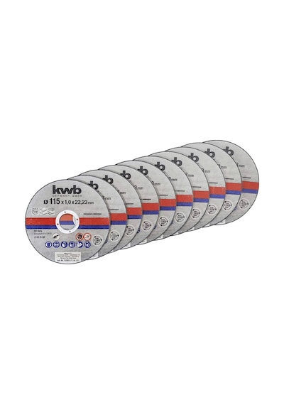 Kwb 10 Parça Metal Kesici Disk 115x1.0  - 49712021