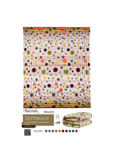 El Dikişi Çift Kişilik Emprime Yorgan Cottons.01 Cottons.01