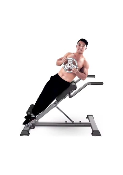 Clifton Hyperextension Ters Mekik Aleti Alpin Iron G-12 Hiperekstansiyon Tezgahı Kırmızı Tek Ebat