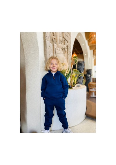 Heyadventure Erkek / Kız Çocuk Dik Yaka Sweatshirt Kangru Cepli 3 İplik Şardonlu İndigo İndigo Heyadventure Erkek / Kız Çocuk Dik Yaka Sweatshirt Kangru Cepli 3 İplik Şardonlu İndigo İndigo