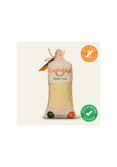 Canbakkal Mısır Unu 1 KG Katkısız Doğallıkla Geleneksel Mısır Ekmeği ve Kuymak Lezzeti