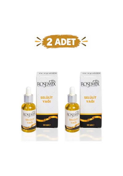 Rosemix - 124 - - Selülit Bakım Yağı 30 Ml - 2 Adetlik - Shophnrl - Set Ürün