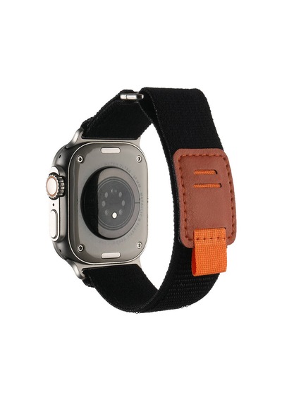 Apple Uyumlu Watch Ultra 49mm Hasır Kordon Krd-106 Strap Kayış