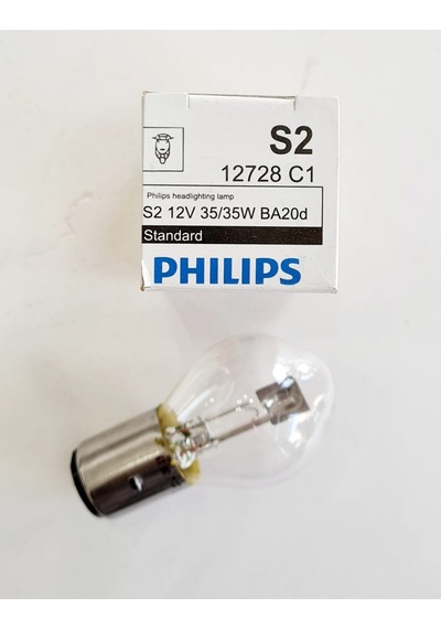 Phılıps 12v 35/35 S2 Ön Far Ampulü Sarı - Motosiklet