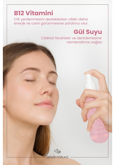 Bade Natural Vitamist B12 Vitamini & Gül Yüz Spreyi 100 ML