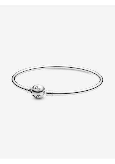 Dora&dora Logo Klipsli Bangle Bileklik 925 Ayar Gümüş 20 Cm Gümüş