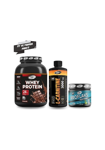 Whey Protein 2000 G L-carnitine 3000 Mg Proflaks Plus Vitamax 300 Gr Çikolatalı