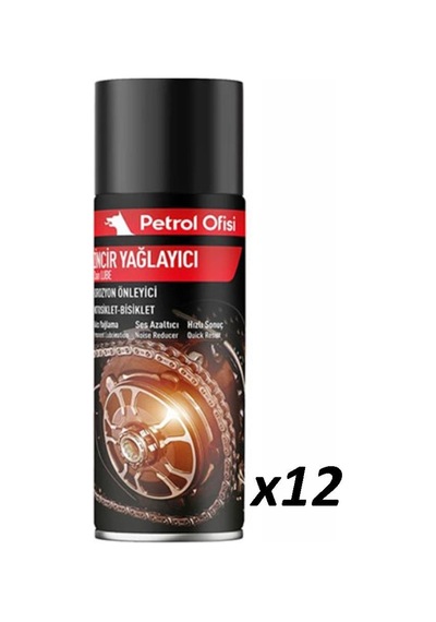 Po Motosiklet Zincir Yağlayıcı 12 Adet