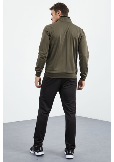 Tommy Life Camel - Siyah Dik Yaka Fermuarlı Standart Kalıp Klasik Paça Erkek Eşofman Takımı - 85162 Kahverengi - Siyah Tommy Life Camel - Siyah Dik Yaka Fermuarlı Standart Kalıp Klasik Paça Erkek Eşofman Takımı - 85162 Kahverengi - Siyah