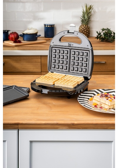 Homend Toastbuster 1322H Waffe&Tost Makinesi (Çıkartılabilir Plakalı)