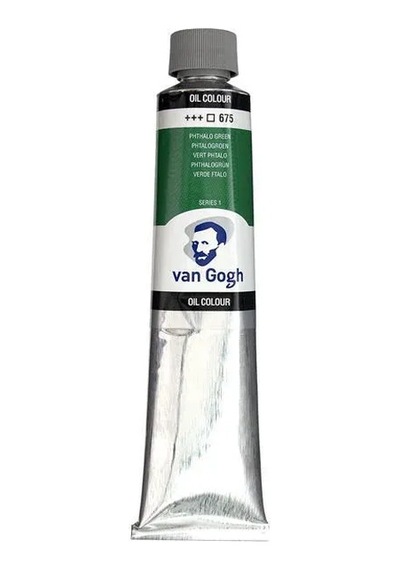 Talens Van Gogh Yağlı Boya 200 Ml 675 Phthalo Green Karışık, Çok Renkli