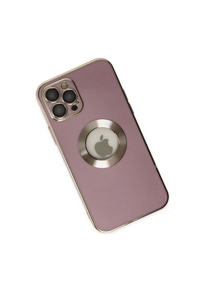 Apple, Uyumlu iPhone 12 Pro Kılıf Store Silikon - Mor