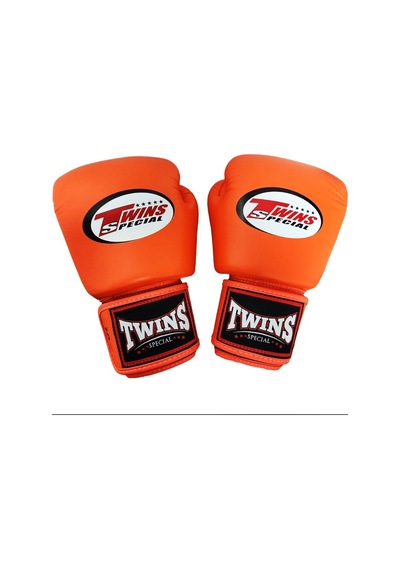 Twins Bgvl3-or Turuncu Boks Eldiveni Deri Muay Thai Eldiveni Turuncu