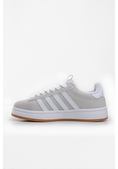 Bartrobel Kadın Süet Gri Spor Ayakkabı Sneaker
