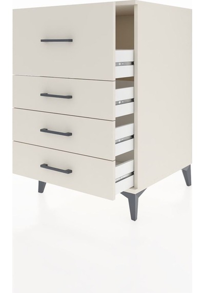 Kronos Komodin 4 Çekmeceli 60x59x96 Aytaşı-aytaşı Aytaşı