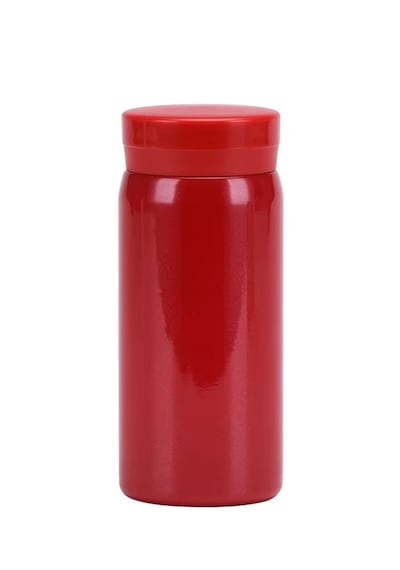 Minimo Mini Termos Paslanmaz Çelik Su Termos, Kaliteli Vakum Termos 200 Ml Kırmızı