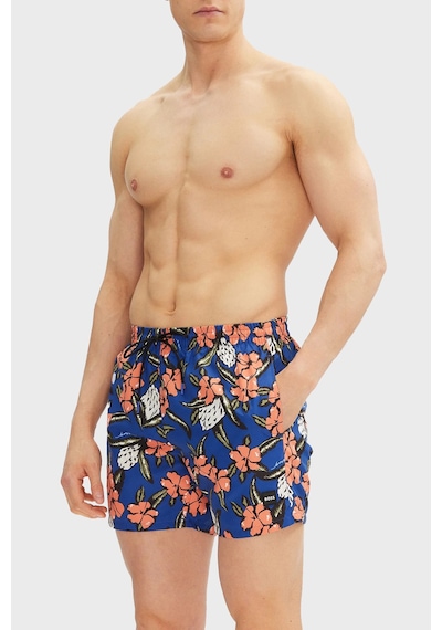 Boss Erkek Short 50508844 427 Mavi-turuncu Mavi-turuncu