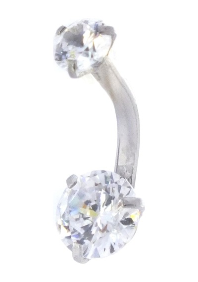 Ferizz 316l Çelik Küçük Zirkon Taşlı Piercing Prc-212