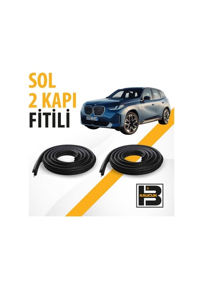 Bmw X3 G01 2018-2025 Kadifeli Sol Ön Ve Arka Kapı Fitili Bm02034
