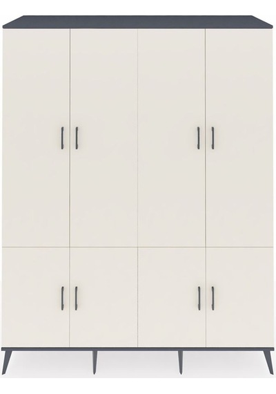 Kronos Gardrop 10 Raflı 8 Kapaklı 176x59x221 Antrasit-aytaşı Aytaşı Kronos Gardrop 10 Raflı 8 Kapaklı 176x59x221 Antrasit-aytaşı Aytaşı