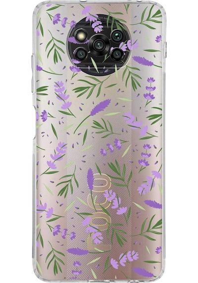 Xiaomi Poco X3 Pro İle Uyumlu 1mm Slim Fit Water Color 3 Baskılı Şeffaf Kılıf