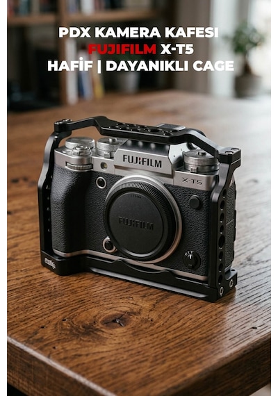 Pdx Kamera Kafesi Fujifilm X-t5 Hafif Dayanıklı Cage