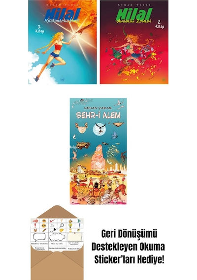 Hilal 3. Kitap Kalbimdeki İfrit + Hilal 2. Kitap Okuldaki Zebani + Şehr-i Alem