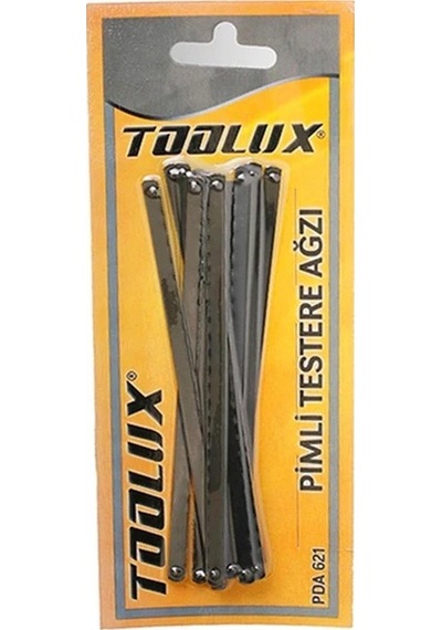 Toolux Demir Testere Ağzı Pimli Testere Ağzı 12'li