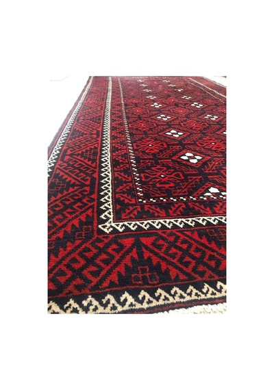 40 Yıllık Antik İran Baluch El Dokuması Yün Halı 255x135cm 3.39m2 Teşhir Ürün