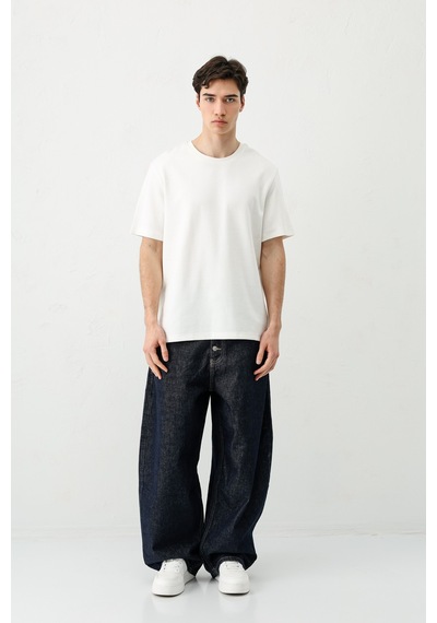 Vamos Barrel Fit Jeans Lacivert