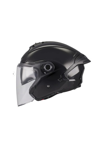 Kask Mt Cosmo Sv Pure A1 Parlak Siyah