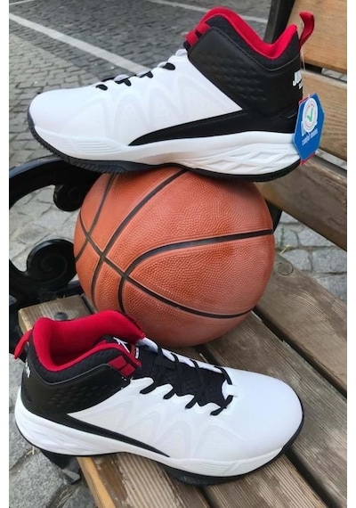 Jump 28652-byzsyh Beyaz/siyah Erkek Basketbol Ayakkabısı Çok Renkli