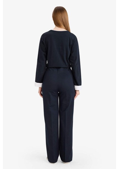 Defacto Straight Fit Pantolon G9720ax26spın47 İndigo-ın47