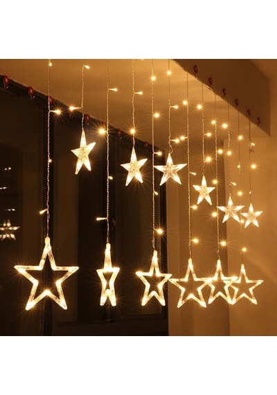 Sunlight 6'lı Yıldız Set Sarkıt Led Aydınlatma 8 Modlu Gün Işığı