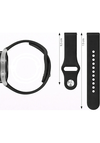 Huawei Watch Gt3 42mm / Gt2 42mm Uyumlu Yumuşak Soft Yüksek Kalite Spor Silikon Kordon