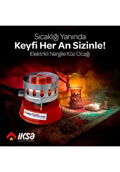 Yuvarlak Galvaniz Elektrikli Köz Ocağı