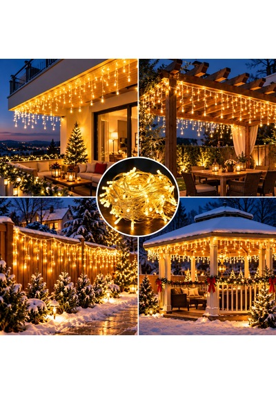 Ack Flashlı Led Işık Yılbaşı Süsü Dış Mekan Lüks Seri Eklenebilir 3000k As90-01000f