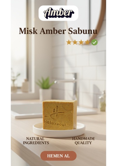 Misk Amber Sabunu 1 Adet 100g Doğal