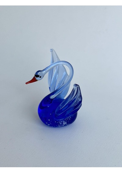 El Yapımı Murano Cam Kuğu Biblo A04