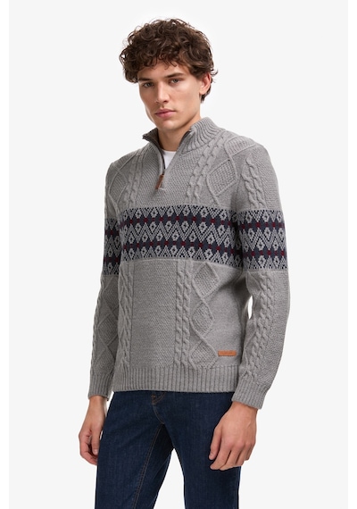 U.S. Polo Assn. U.s. Polo Assn. Erkek Gri Melanj Kazak /triko 50308325-vr086