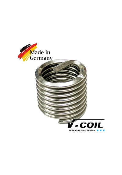 V-Coil M4 Helicoil Yay 1.5D Yay Kapalı Uzunluğu 4Mm - 100 Adet