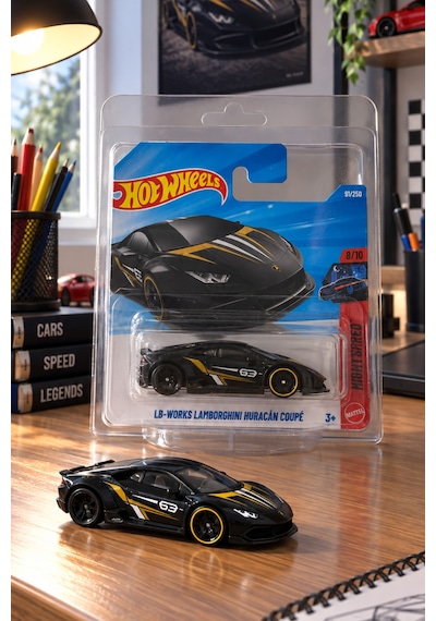 Hot Wheels Lb-works Lamborghini Huracán Coupé Koruma Kabı Dahil Oyuncak Araba Çok Renkli