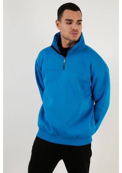 Buratti Erkek Sweat 59053431 Deniz Mavi Koyu Mavi