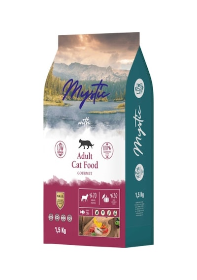 Mystic Gourmet Gurme Az Tahıllı Yetişkin Kedi Maması 1500 G